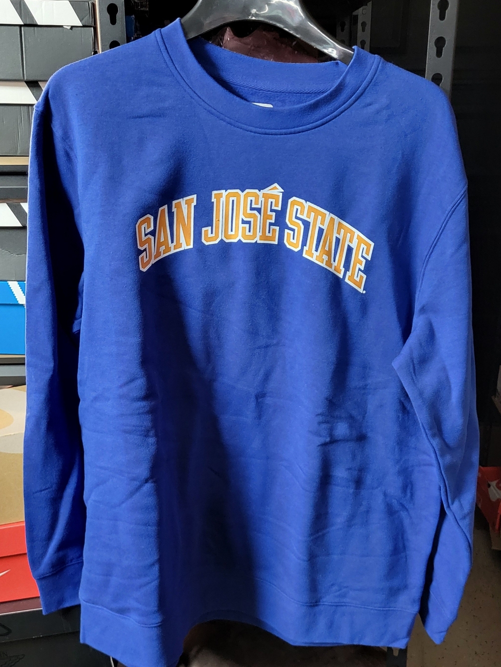 *NEW* Fanatics San Jose State Spartans Royal Blue Fleece Sweatshirt Size Large